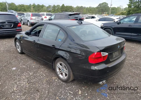 2008 BMW 328Xi z USA, uszkodzony, nr VIN WBAVC73508KX92791